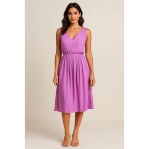 Banana Republic Vibrant Purple Above the Knee Dress